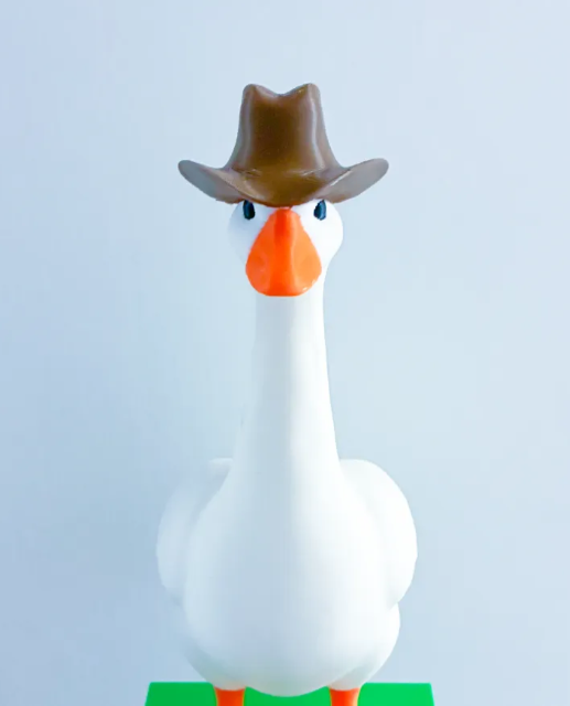 Cowboy/Cattleman Hat - Accessory for 7" Desktop Mini Porch Goose