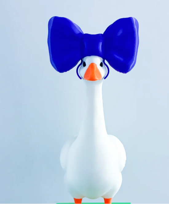 Huge Bow - Accessory for 7" Desktop Mini Porch Goose