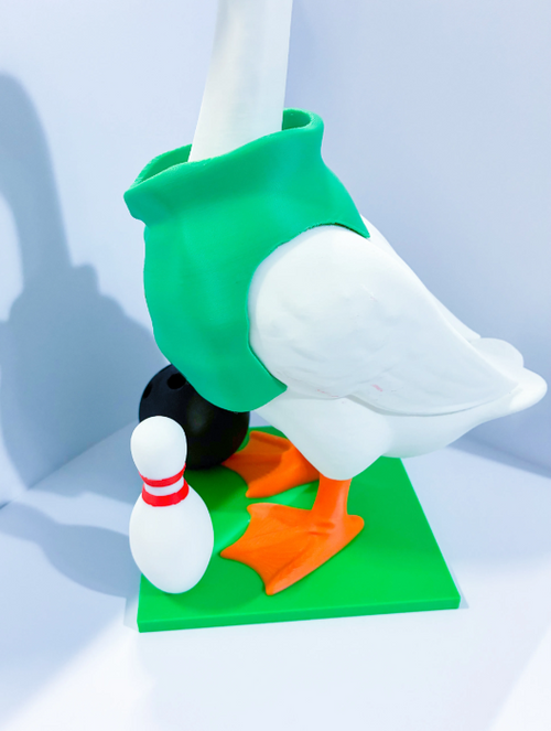 Bowling Set: Shirt, Ball and Pin - Accessory for 7" Desktop Mini Porch Goose