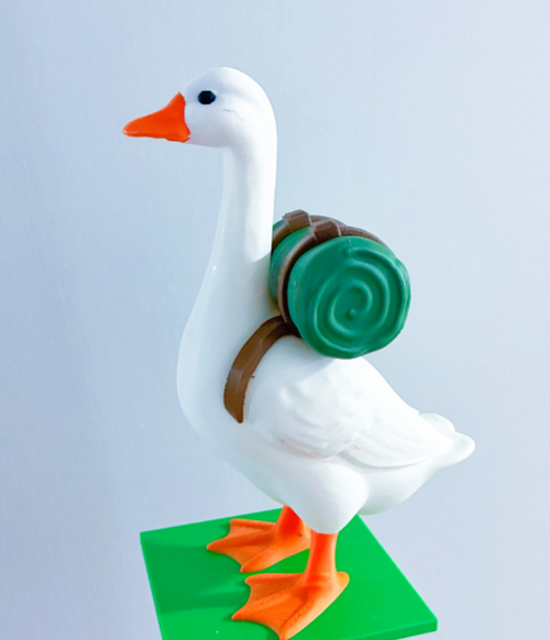 Camping Sleeping Bag Backpack - Accessory for 7" Desktop Mini Porch Goose