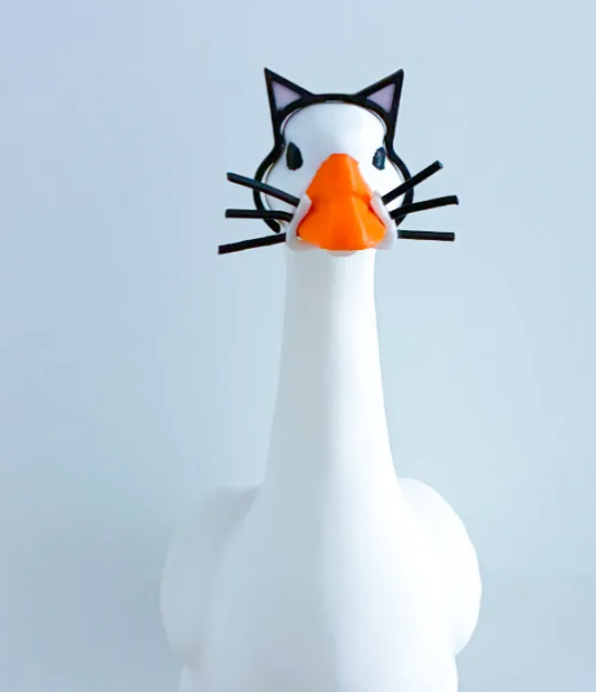 Cat Costume - Accessory for 7" Desktop Mini Porch Goose