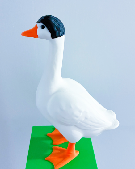 Classic Vampire Style Wig - Accessory for 7" Desktop Mini Porch Goose