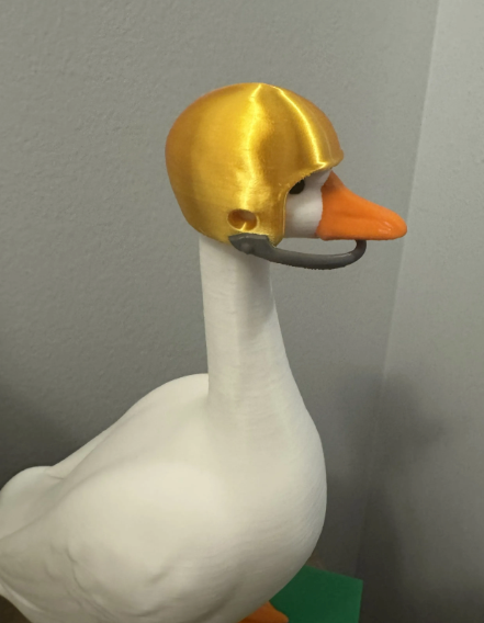 Football Helmet - Accessory for 7" Desktop Mini Porch Goose