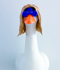 Hippie Wig and Glasses - Accessory for 7" Desktop Mini Porch Goose