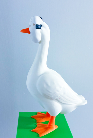 Horror Hockey Mask - Accessory for 7" Desktop Mini Porch Goose