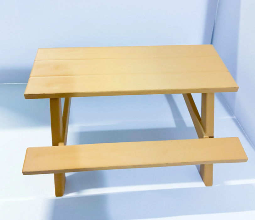 Picnic Table - Accessory for 7" Desktop Mini Porch Goose