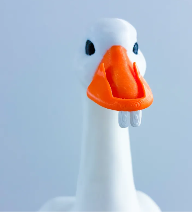 Two Front Teeth - Accessory for 7" Desktop Mini Porch Goose