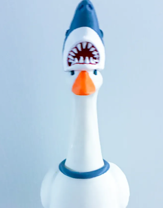 Shark Hat - Accessory for 7" Desktop Mini Porch Goose