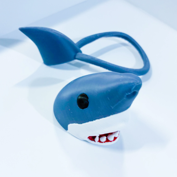 Shark Hat - Accessory for 7" Desktop Mini Porch Goose