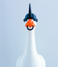 Spiked Helmet and Beak Ring - Accessory for 7" Desktop Mini Porch Goose