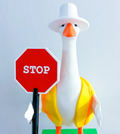 Crossing Guard - Accessory for 7" Desktop Mini Porch Goose