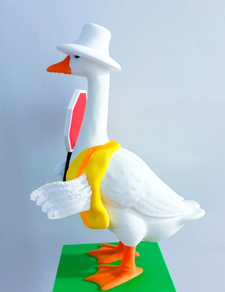 Crossing Guard - Accessory for 7" Desktop Mini Porch Goose