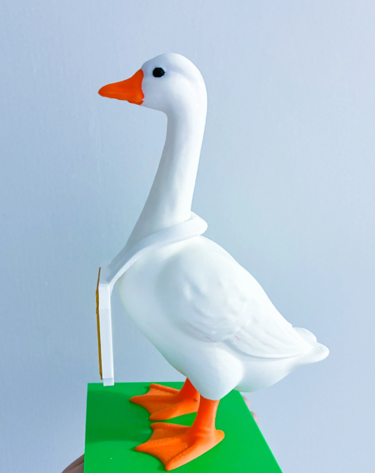 Just Goosing Around Sign - Accessory for 7" Desktop Mini Porch Goose