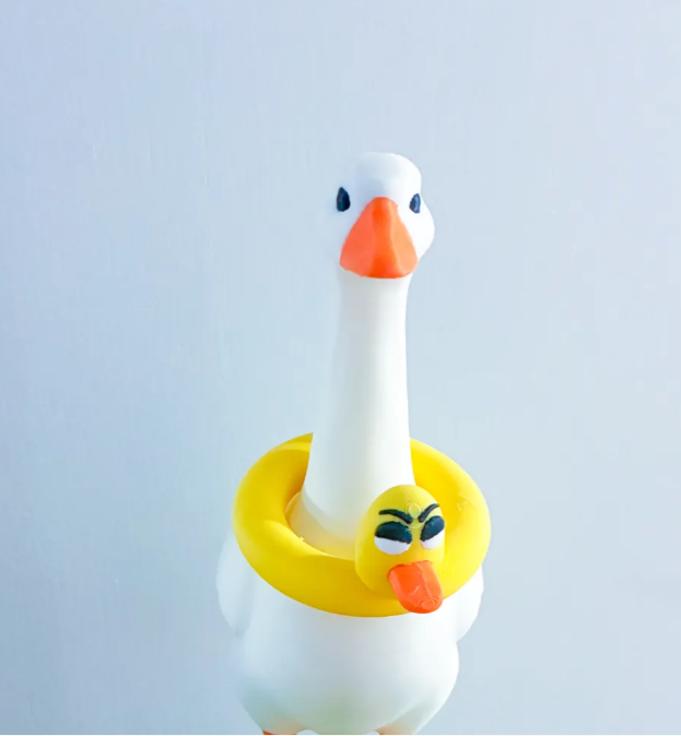 Duck Floaty - Accessory for 7" Desktop Mini Porch Goose
