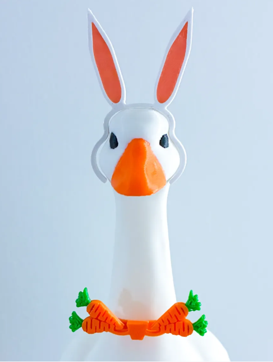 Easter/Bunny Headband - Accessory for 7" Desktop Mini Porch Goose