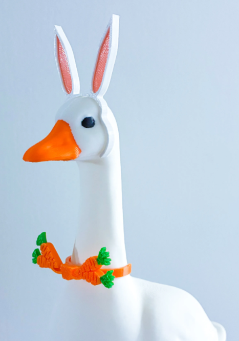 Easter/Bunny Headband - Accessory for 7" Desktop Mini Porch Goose