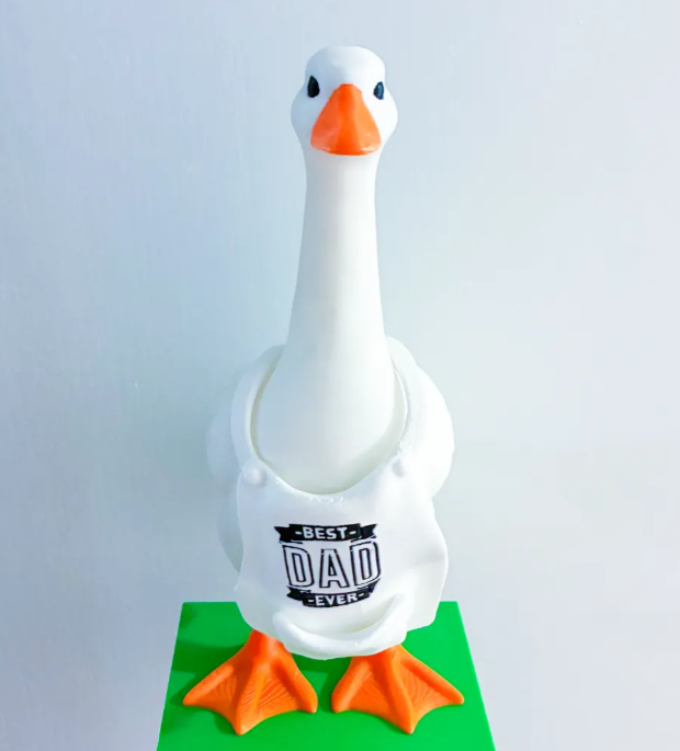 Father's Day Apron - Accessory for 7" Desktop Mini Porch Goose