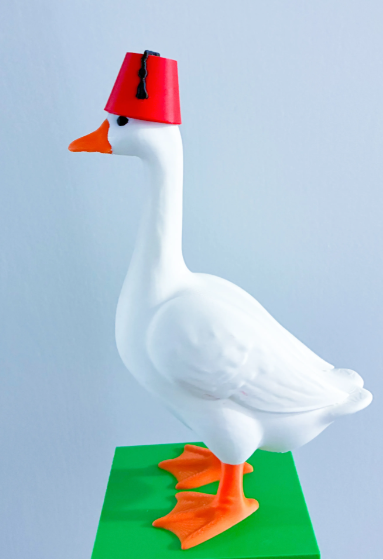 Fez Hat - Accessory for 7" Desktop Mini Porch Goose