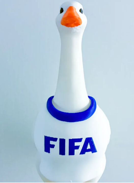 Soccer Fan Jersey - Accessory for 7" Desktop Mini Porch Goose