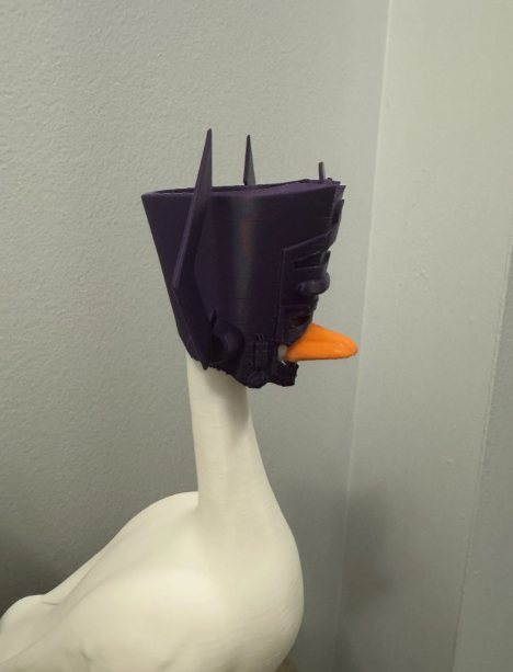 Cosmic Titan Helmet - Accessory for 7" Desktop Mini Porch Goose