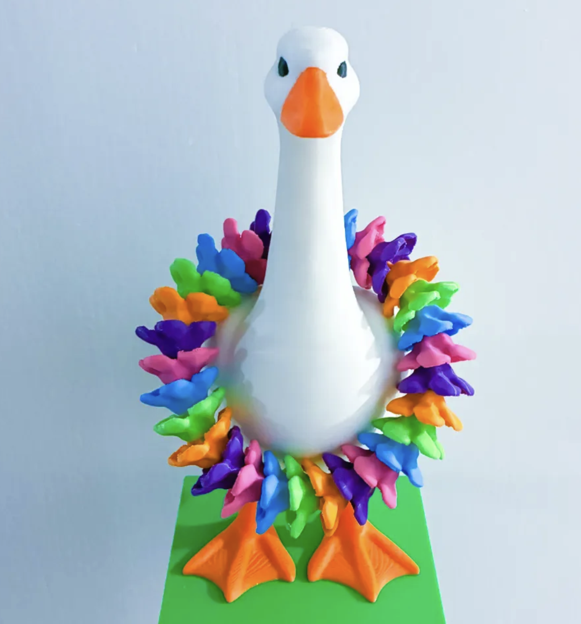 Hawaiian Lei - Accessory for 7" Desktop Mini Porch Goose