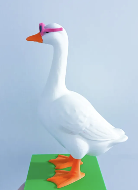 Heart Sunglasses - Accessory for 7" Desktop Mini Porch Goose