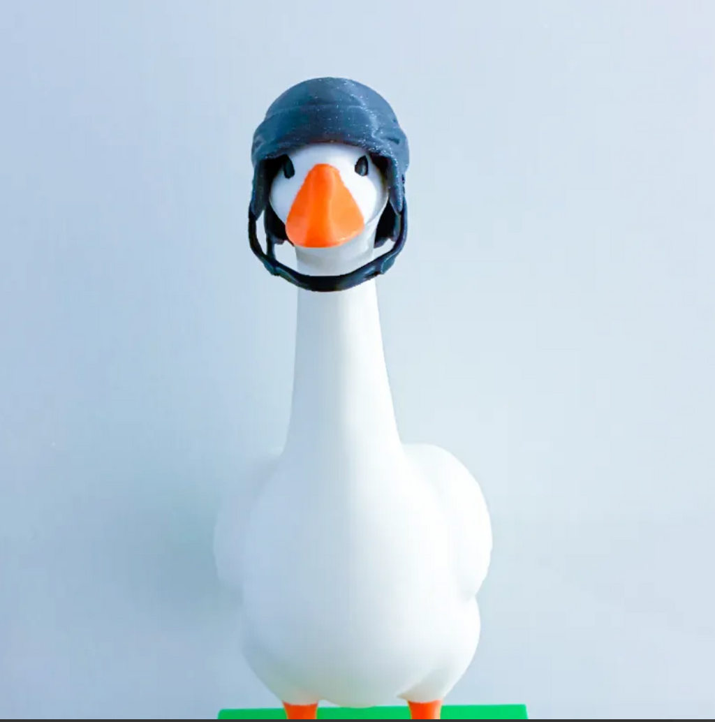 Hockey Helmet - Accessory for 7" Desktop Mini Porch Goose