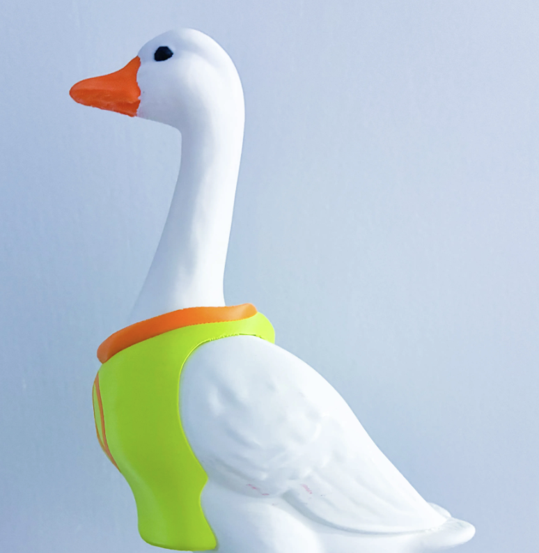 Peace Sign Shirt - Accessory for 7" Desktop Mini Porch Goose