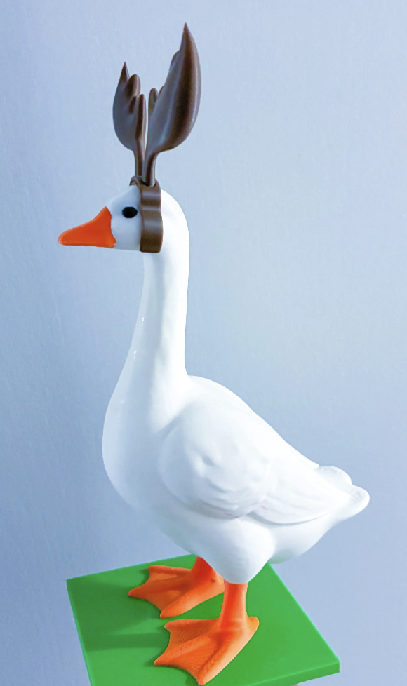 Moose Antlers - Accessory for 7" Desktop Mini Porch Goose