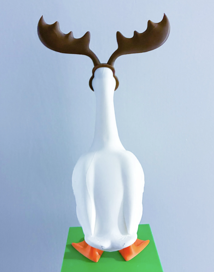 Moose Antlers - Accessory for 7" Desktop Mini Porch Goose
