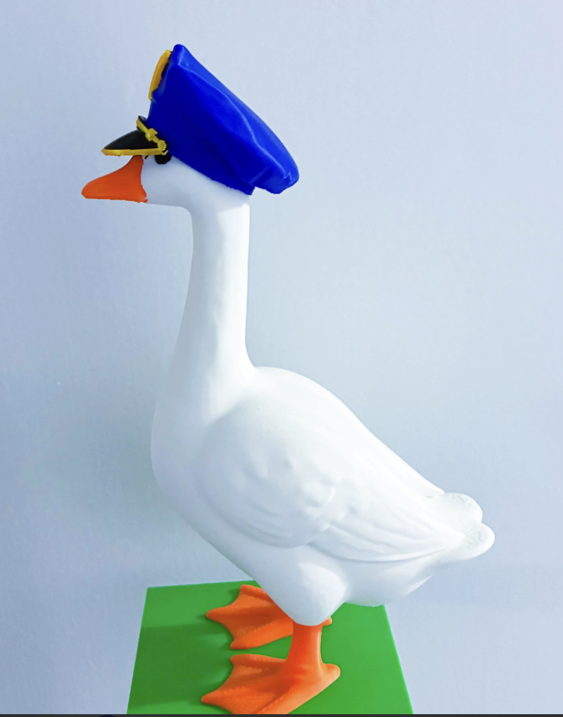 Police Hat - Accessory for 7" Desktop Mini Porch Goose