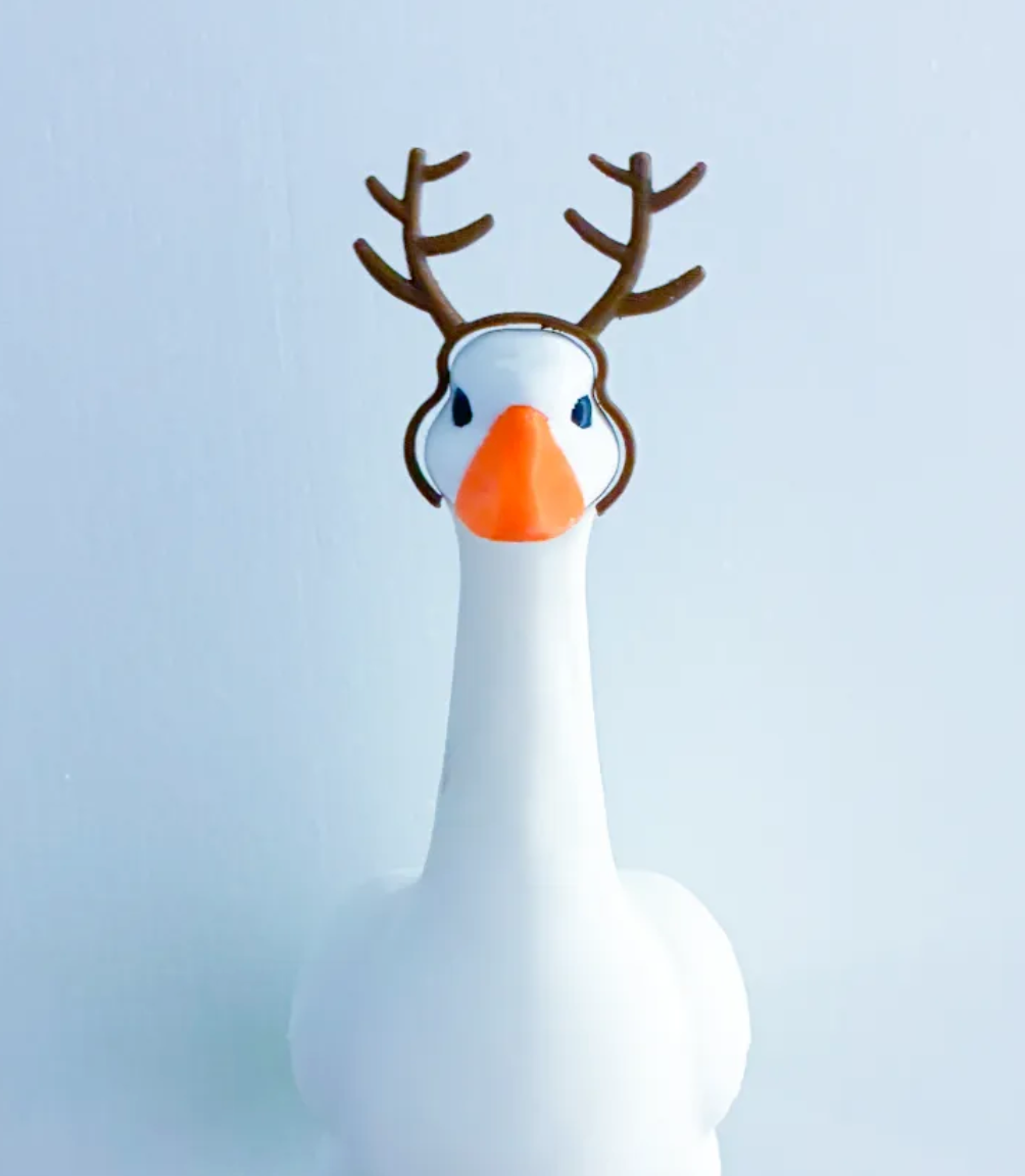 Reindeer Antlers - Accessory for 7" Desktop Mini Porch Goose