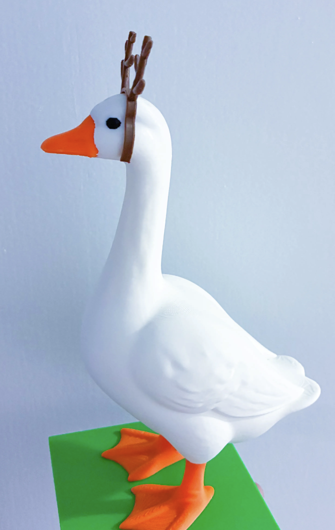 Reindeer Antlers - Accessory for 7" Desktop Mini Porch Goose