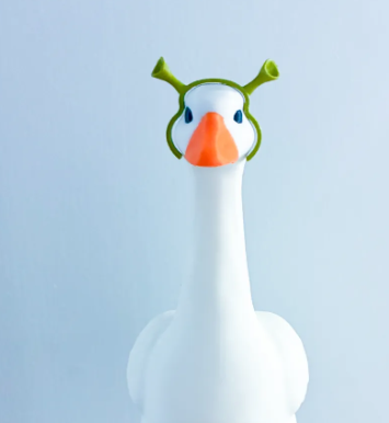 Friendly Ogre Head - Accessory for 7" Desktop Mini Porch Goose