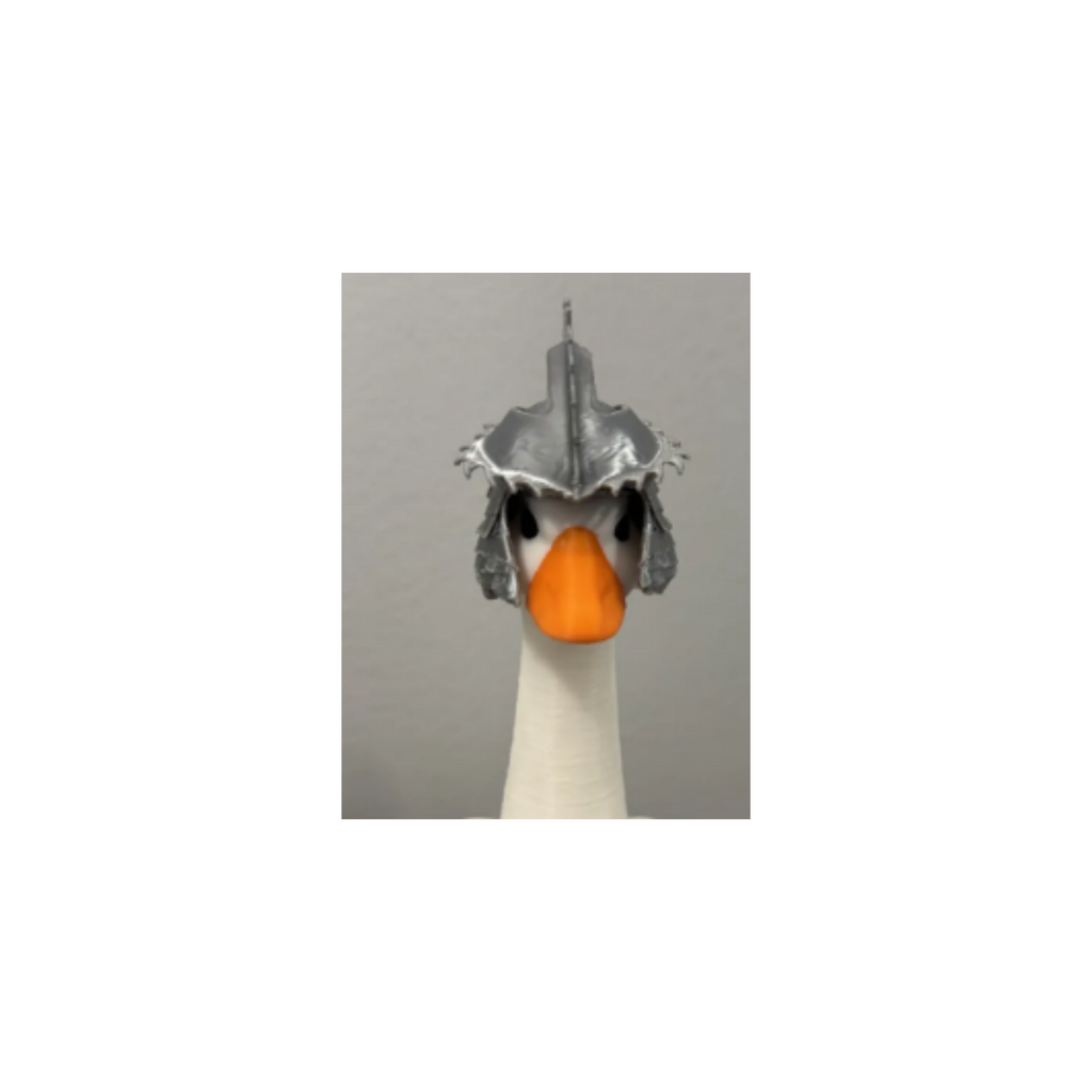 Retro Ninja Helmet - Accessory for 7" Desk/Tabletop Goose