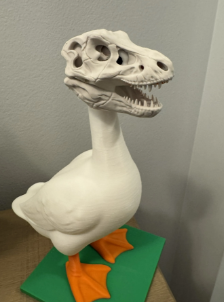 T-Rex Skull - Accessory for 7" Desk/Tabletop Goose