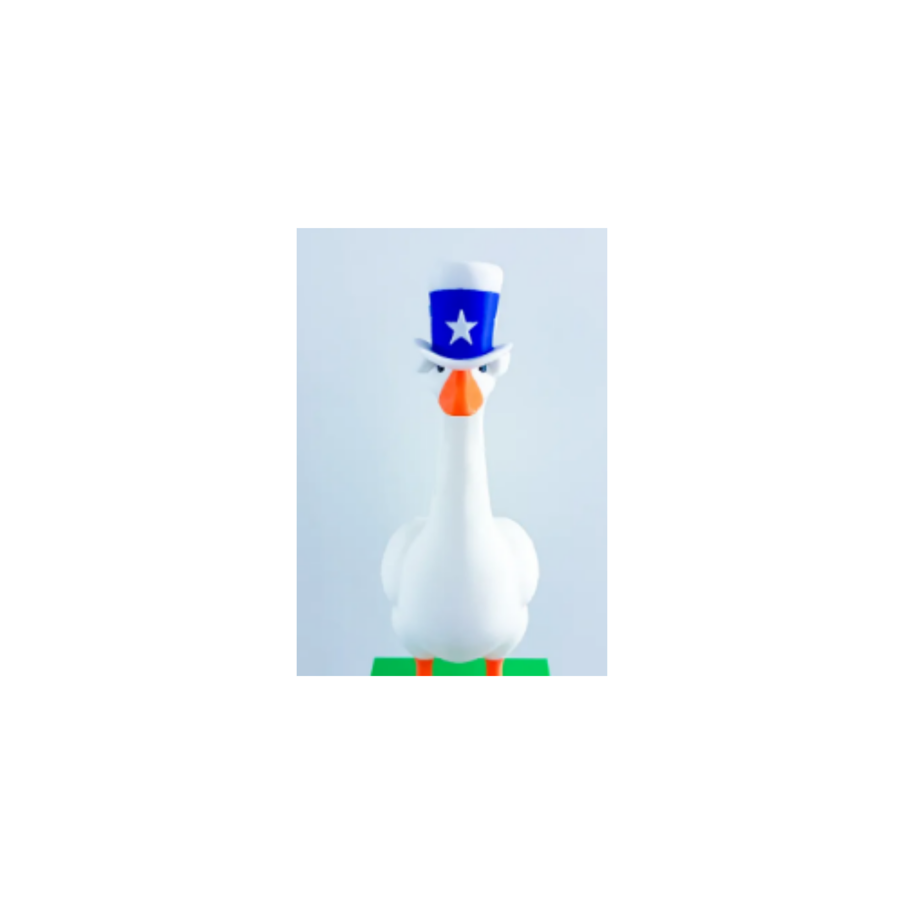 Uncle Sam Hat Desk Goose Accessory