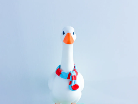 Winter Scarf - Accessory for 7" Desk/Tabletop Goose