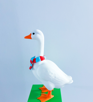 Winter Scarf - Accessory for 7" Desk/Tabletop Goose