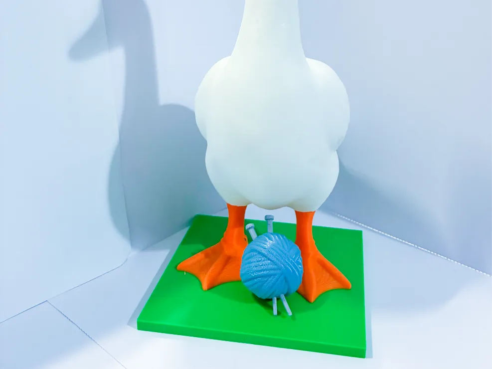 Yarn & Knitting Needles - Accessory for 7" Desktop Mini Porch Goose