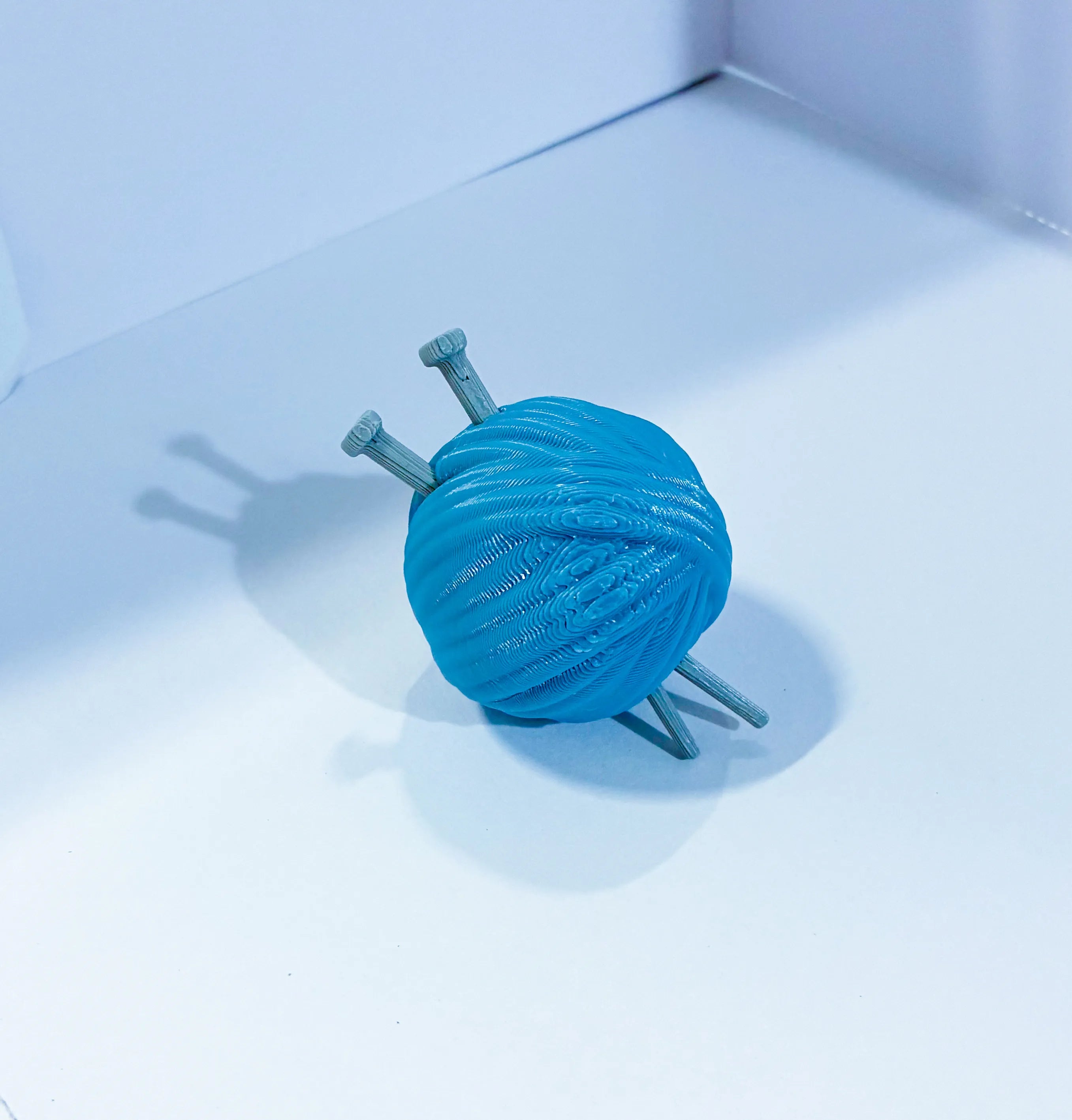 Yarn & Knitting Needles - Accessory for 7" Desktop Mini Porch Goose
