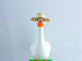 Sun Hat - Accessory for 7" Desktop Mini Porch Goose