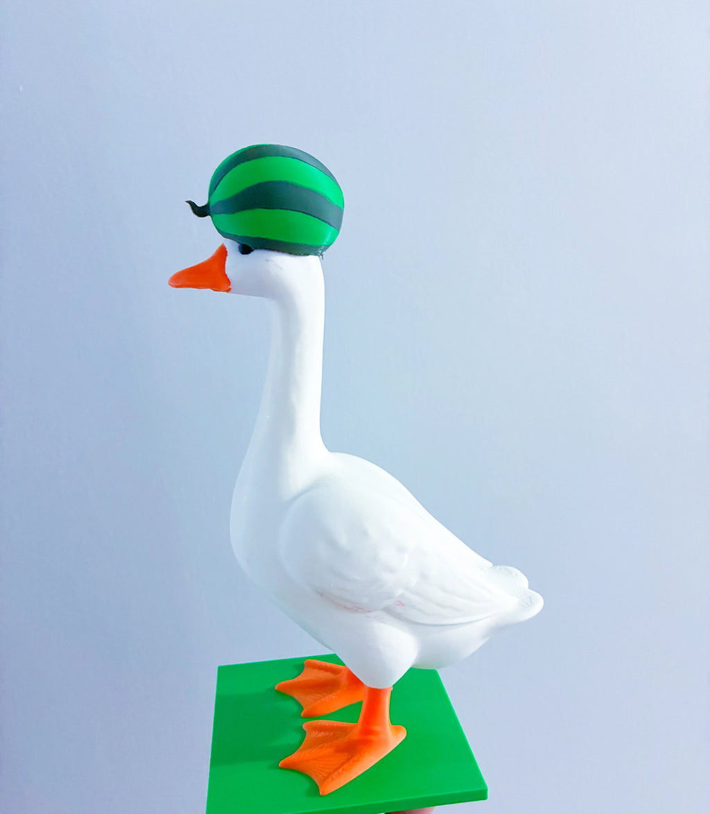 Watermelon Hat - Accessory for 7" Desktop Mini Porch Goose
