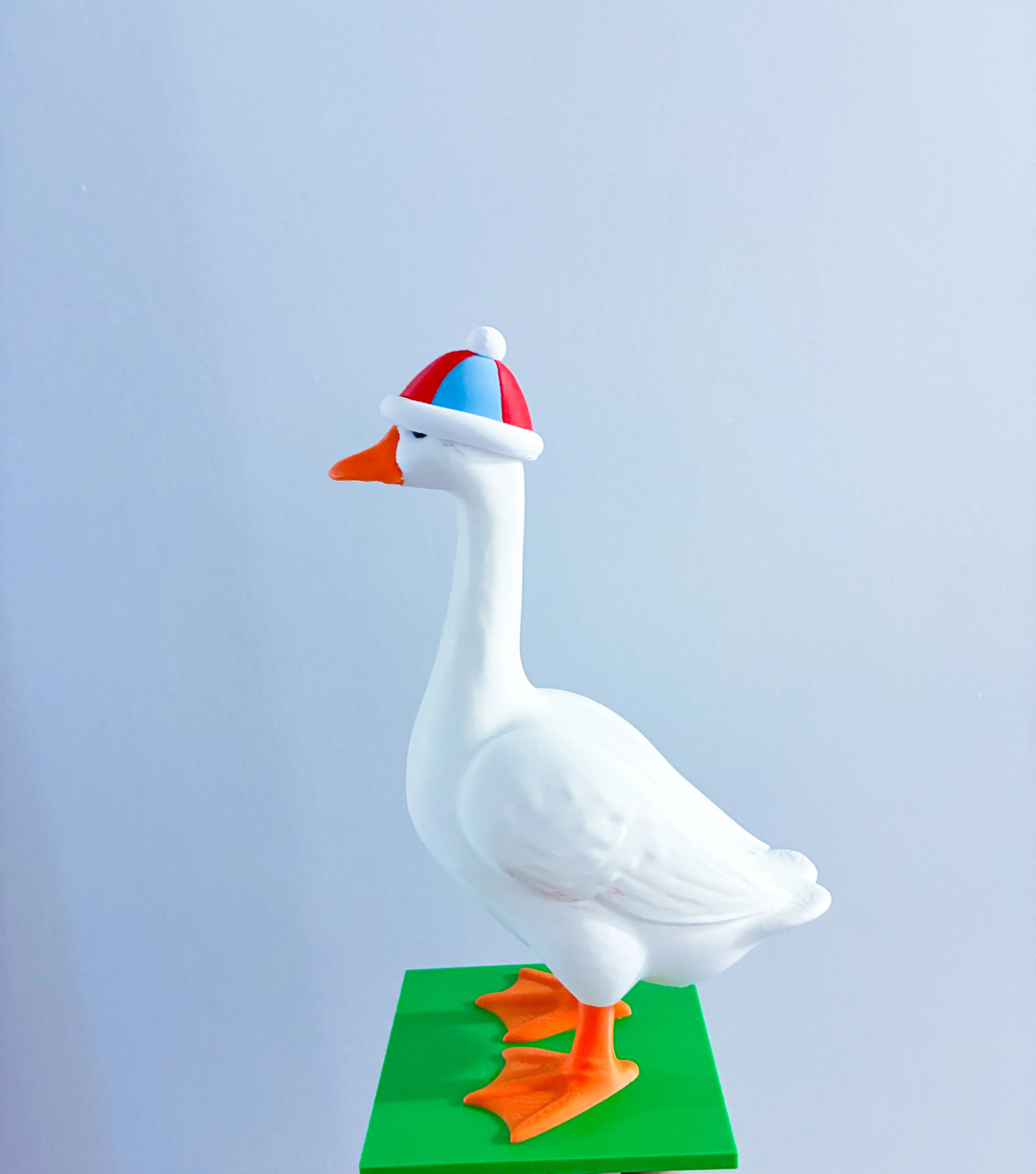 Winter Hat Beanie - Accessory for 7" Desktop Mini Porch Goose