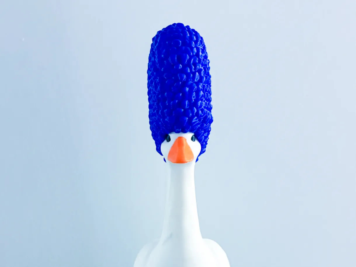 Tall Curly Wig - Accessory for 7" Desktop Mini Porch Goose